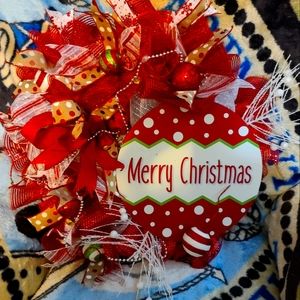 Large beautiful Christmas wreath